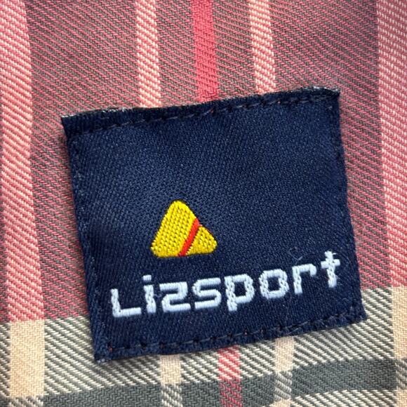 Vintage Liz Sport Women Boho Indie Western Soft Flannel Plaid Top Size S Classic - Picture 3 of 9